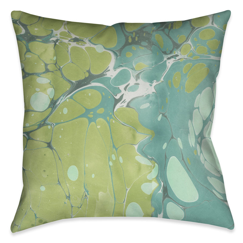 Coussin décoratif intérieur / extérieur Graphic Print Marble II, Intérieur / extérieur