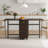 No Assembly 12'' to 59''W Extendable Dining Table for 2-6 People, Space-Saving Moveable Wood Kitchen Island with Wheels, Modern Folding Kitchen Table with Storage and Drop Leaves for Kitchen and Dining Room, Brown-123497232