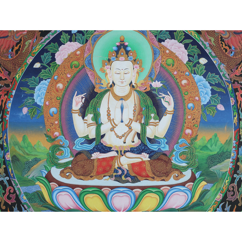 Thangka Newari Chenrezig (Avalokiteshvara)