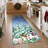 Washable Christmas Area Rug Non-Slip Christmas Tree Reindeer Snowman Floor Rug, Foldable Low Pile Bedroom Carpet, Holiday Decorative Indoor Mats for Living Room, Nursery-1560394512