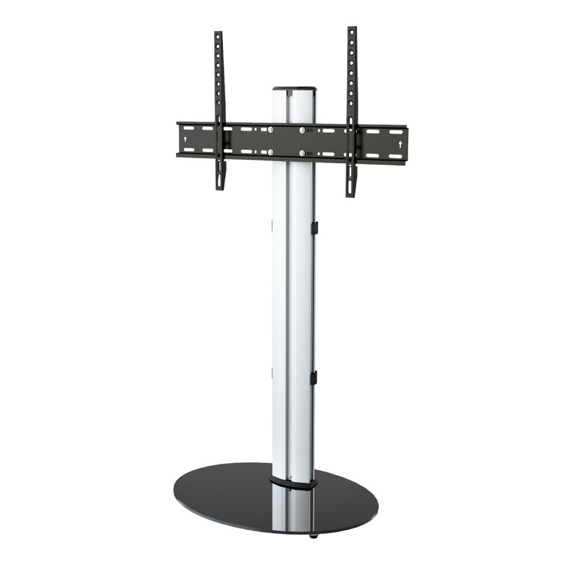 Castaner Unfinished TV Stand for TVs up to 55", Silver/Black
