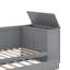 Lit de jour simple avec accoudoirs de rangement, lit gigogne et station de charge-1634149933