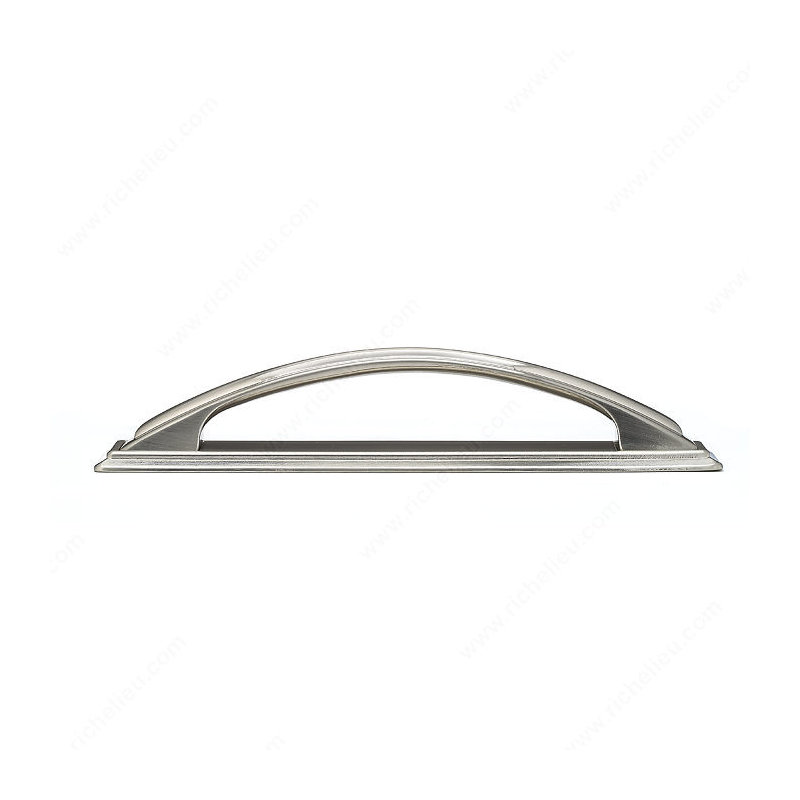 Poignée arche 5 1/32 po Expression, Nickel brossé