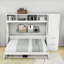 Lit escamotable double avec rangement intégré et configuration personnalisable-1249632025