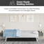 Canapé-lit futon avec accoudoirs, porte-gobelets et fonction inclinable, idéal pour les salons confortables-24146180