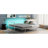 Twin Size Metal Daybed With LED And Adjustable Trundle, Pop Up Trundle, White