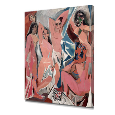 "Les Demoiselles d'Avignon" par Pablo Picasso, estampes numériques sur toile de coton sans acide