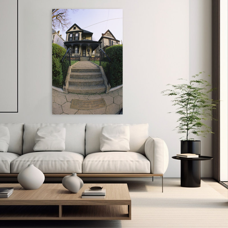 Facade of a house Birthplace of Martin Luther King Jr Atlanta Georgia USA 1 Piece Wrapped Canvas Wall Art