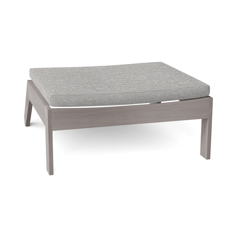 Repose-pieds Ashir, Pas de soudure, Caramel tweed, Huître teck