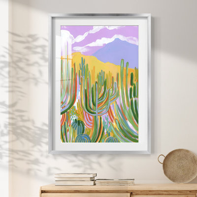 Lavender Desert I -Framed Print