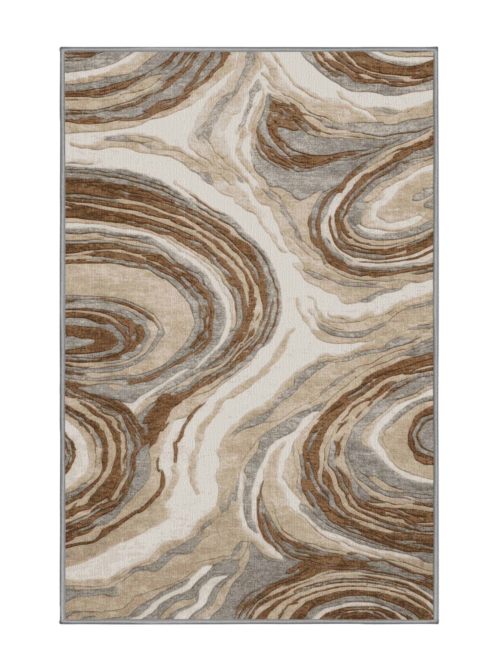 Hokku Designs Machine Washable Space Grey Area Rug - Wayfair Canada