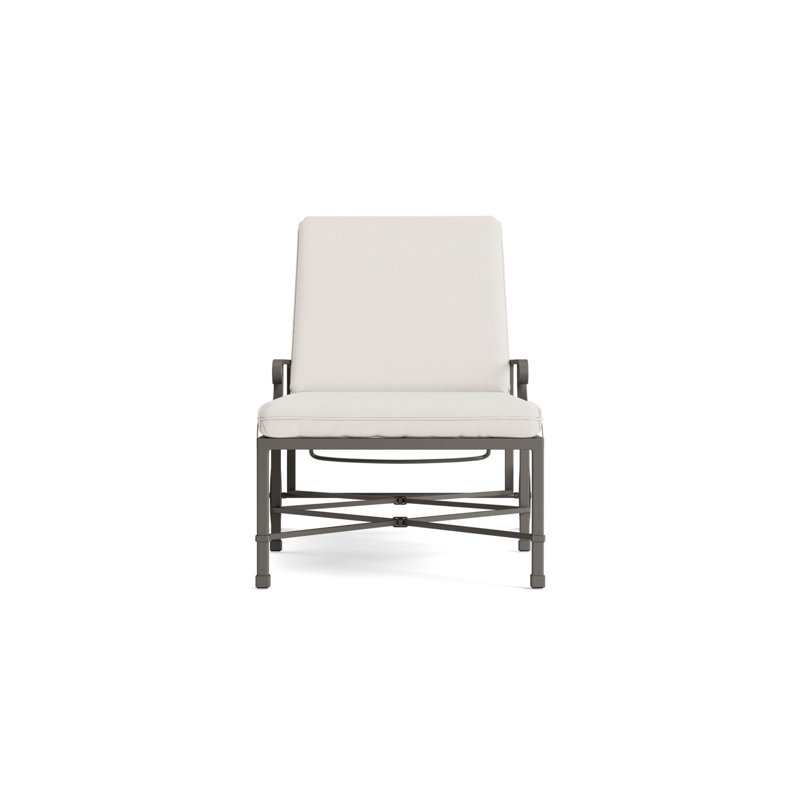 Venetian Outdoor Chaise Lounge, Fusion Natural, Mica