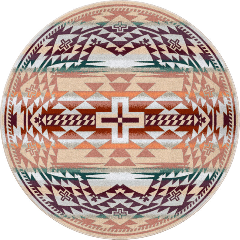Tapis beige Keiko Southwestern, Runner 2'1" x 7'8"