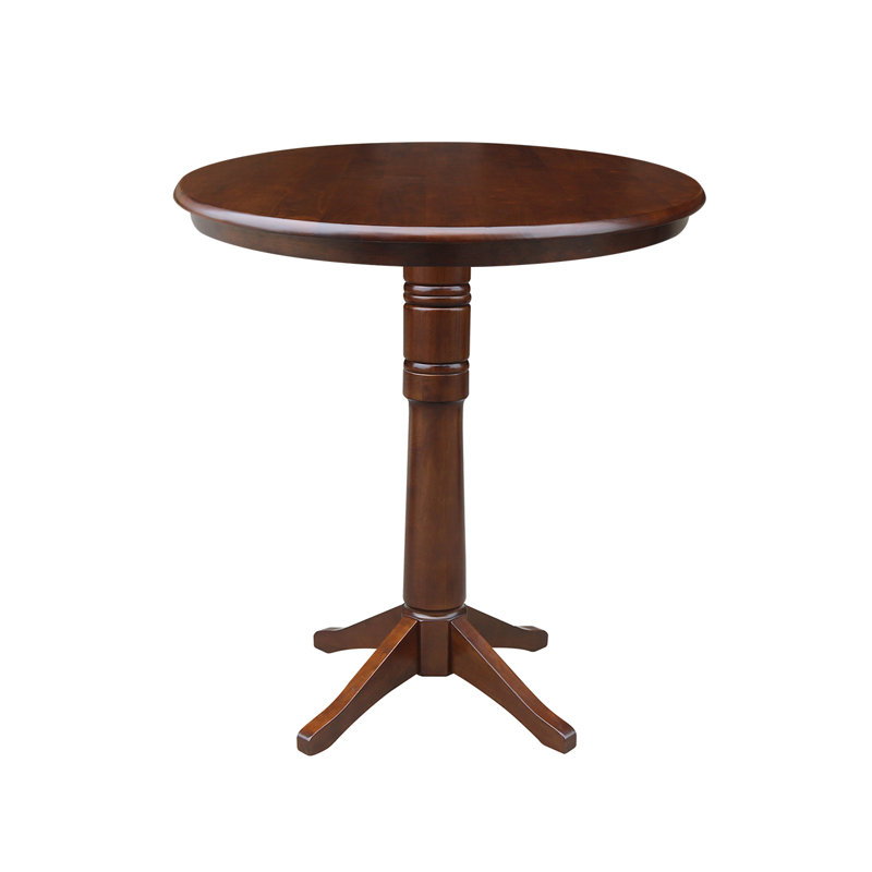 Table de salle à manger Craighead, H 41,9 po x L 30 po x l 30 po, Chêne vieilli
