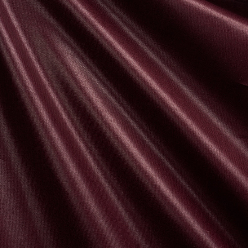 Schumacher x Patterson Flynn Patent Linen Fabric, Plum