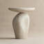 Table d'appoint moderne en fibre de verre