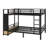 Metal Bunk Bed For Teens With Storage Shelves ,Drawers And Pegboard-1919693248