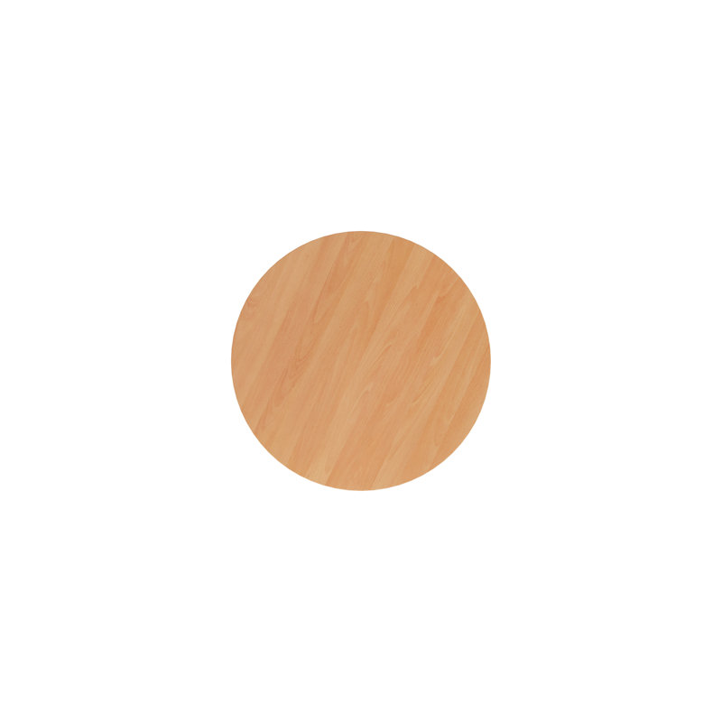 80cm Circle Conference Table, Beech