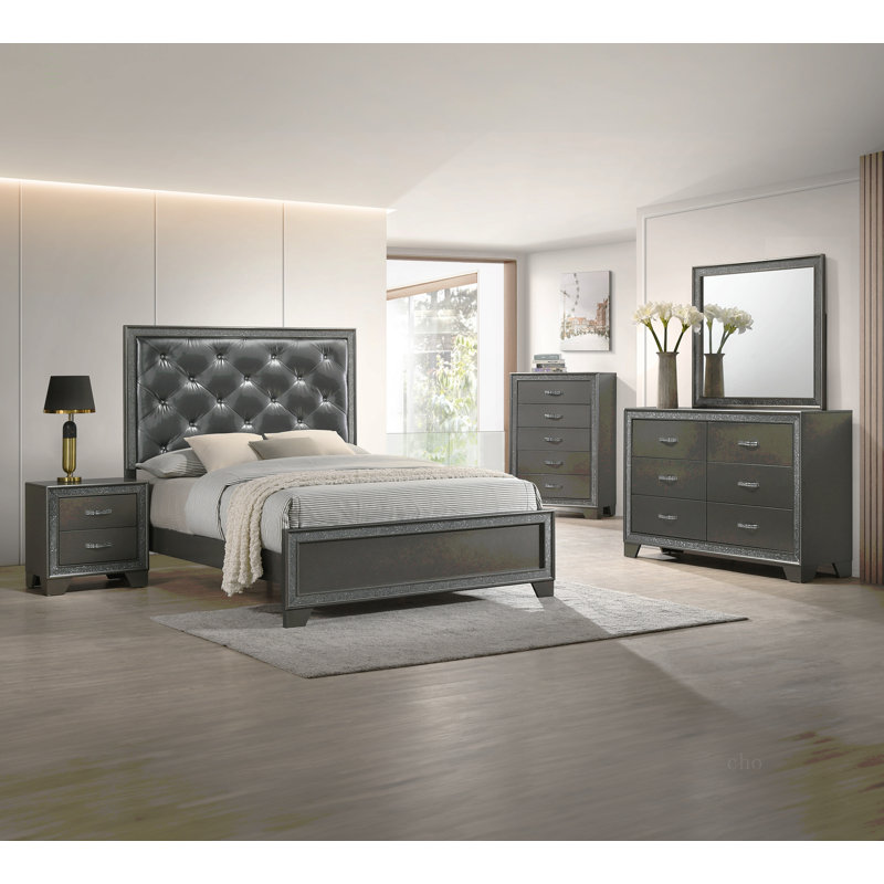 Grande tête de lit tapissier capitonnée 1pc, Très grand