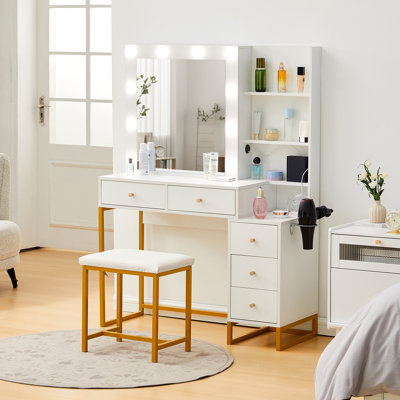 Dressing Table with Mirror