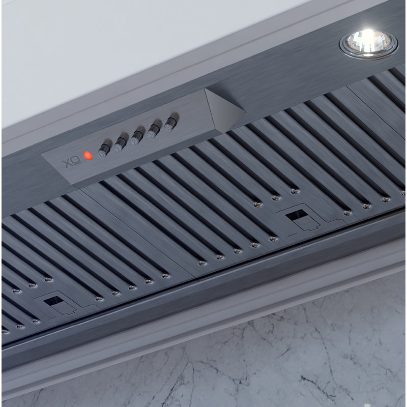 XO Appliance 600 CFM Convertible Insert Range Hood with Mesh Filter