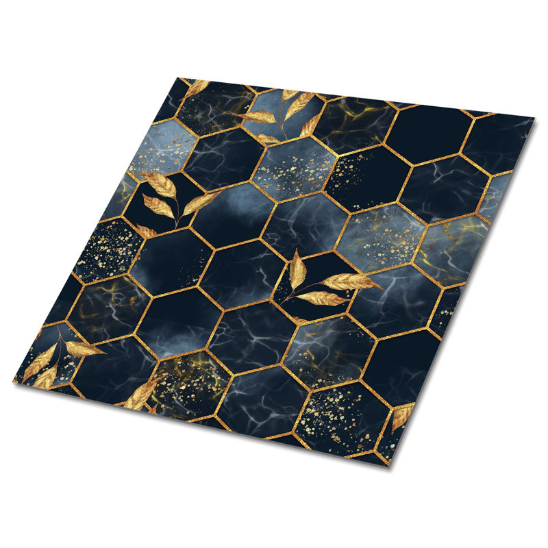 Iz 30cm W x 30cm L Vinyl Peel and Stick Field Tile