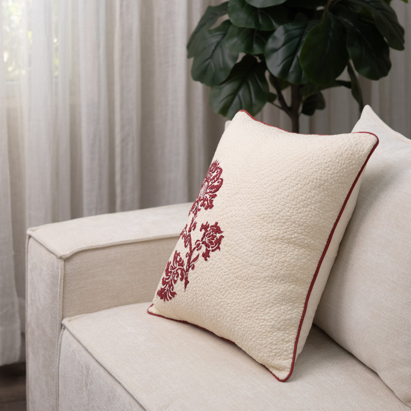 Square Pillow Cover & Insert, Red