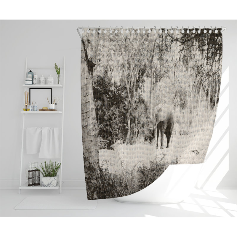 Brookton Polyester Shower Curtain Set