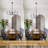 Roxsanne 6 Light Dimmable Classic / Traditional Chandelier Rustic Linear Candle-Style Kitchen Island Light Fixture-400281903-364436818