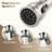 Double Handle Bridge Kitchen Faucet With Pull-Down Spray Head-116628768