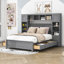Lit plateforme double avec rangement Milpara-2085049279