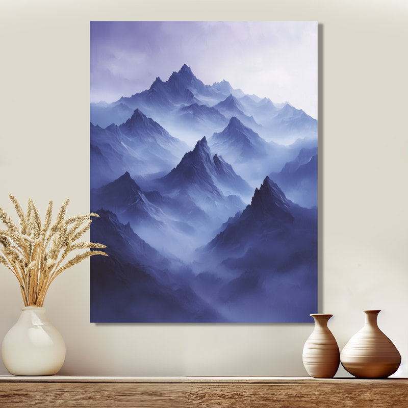 Gitzel - paysages, art mural sur toile, Toile tendue, Ne s’applique pas, H 20 po x l 12 po