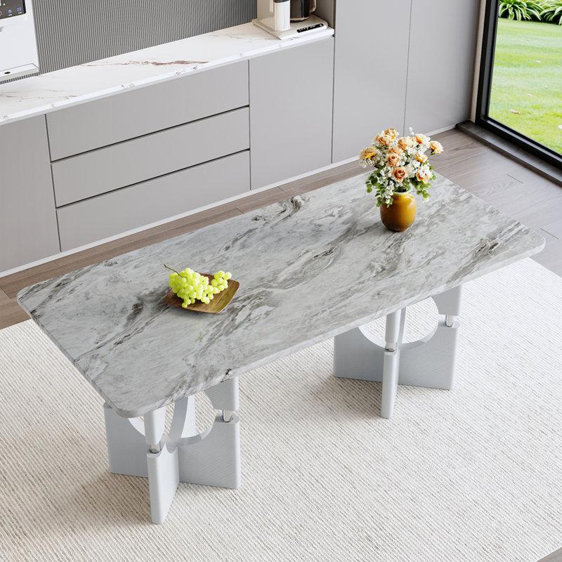 Table de salle à manger Modern, Gris