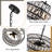 Modern 2-Tier Black Drum K9 Crystal Chandelier-1883591268