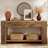  70.9-Inch Dark Brown Console Tables, Farmhouse Entryway Table-1251091009