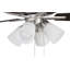 Ventilateur de plafond standard à 5 pales de 60 po avec chaînette et ensemble d'éclairage inclus Lauresha-1258418633