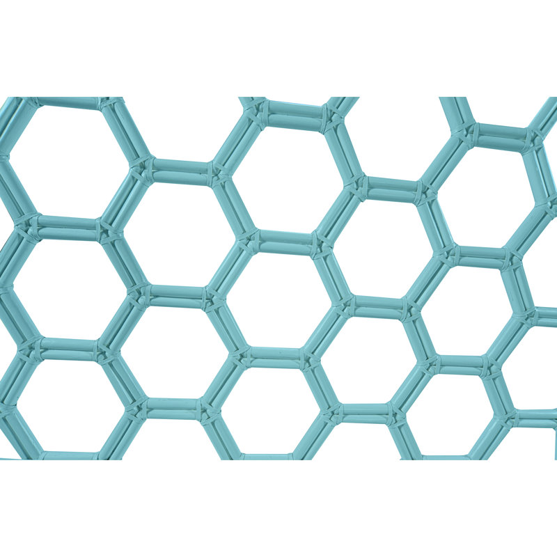 Honeycomb Bed, Citrus Orange, Extra-long Twin