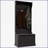 Coat Rack 3-in-1 Entryway Hall Tree with Storage Bench, 4 Hooks &amp; Shoe Storage | Black | MDF
