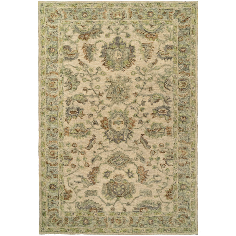 DAISY 5X8 9086-899 BEIGE / MULTI, Rectangle de 5 pi x 8 pi