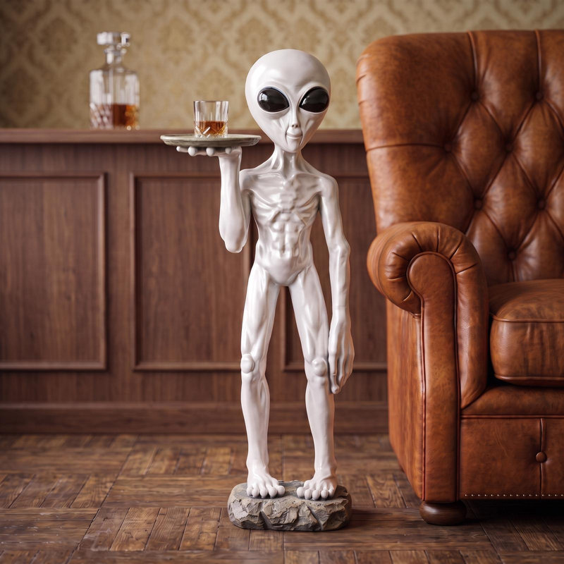 Statue Burchell Roswell the Alien Butler