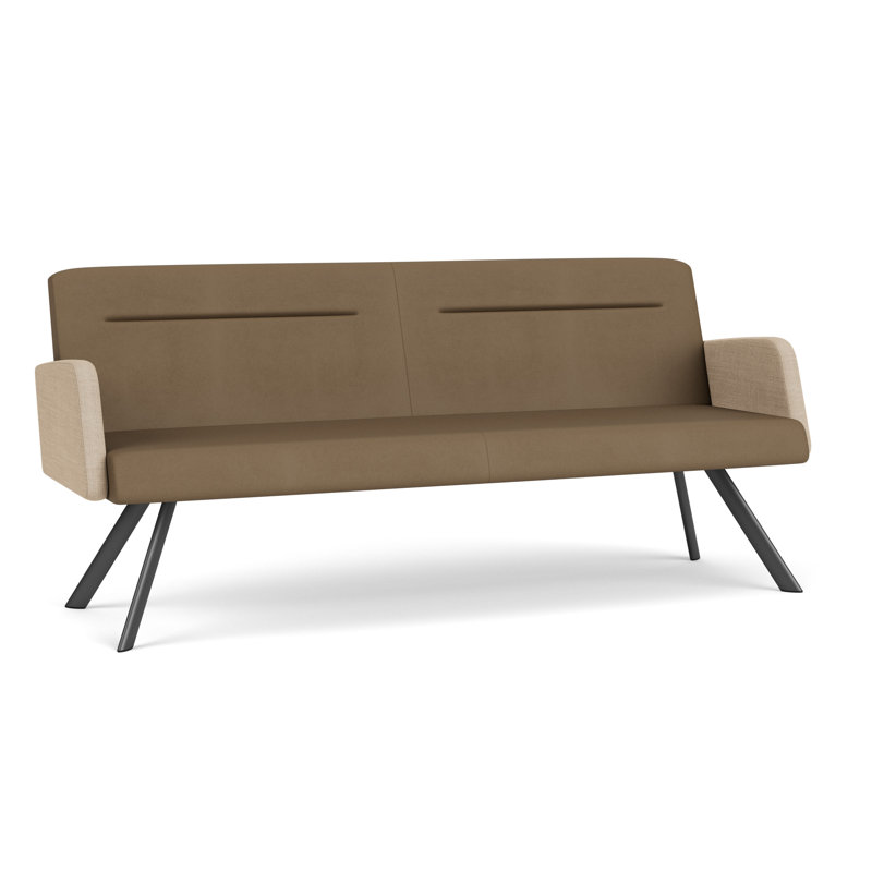 Pieds de canapé Willow, Gris anthracite, Patriot Plus taupe / calcaire Chambray - vinyle, Yes