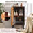 Jahey Geometric Panel Single-door Accent Chest With Solid Wood Legs, Mid-century Style