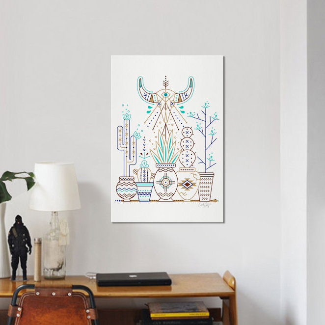 « santa fe jardin i », impression sur toile, H 12 po x l 8 po x P 0,75 po