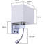Shawon 1-Light Wall Light LED Armed Sconce