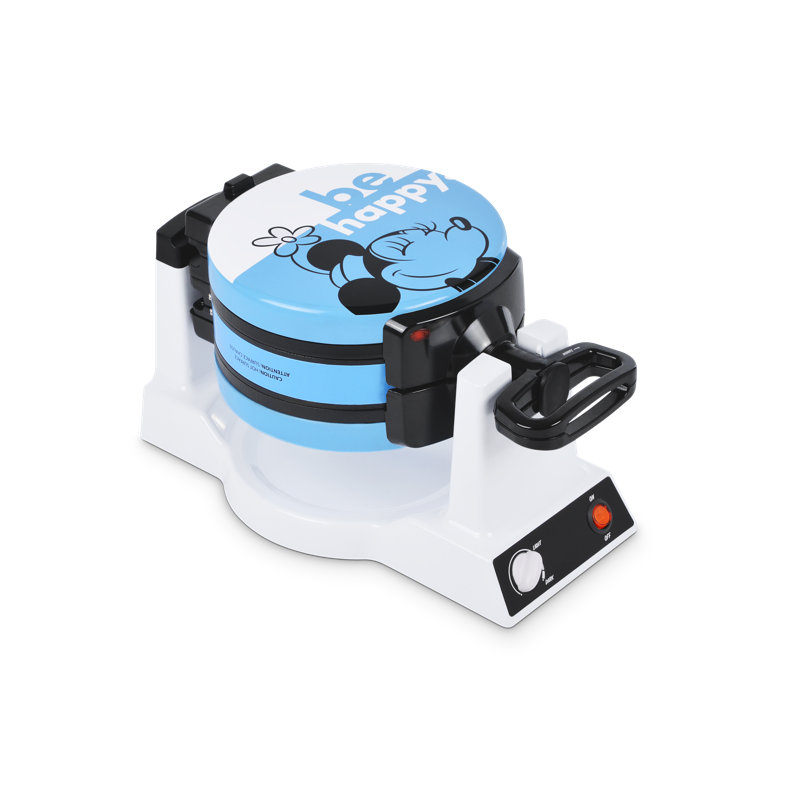 Mickey & Minnie Double-flip Belgian Waffle Maker