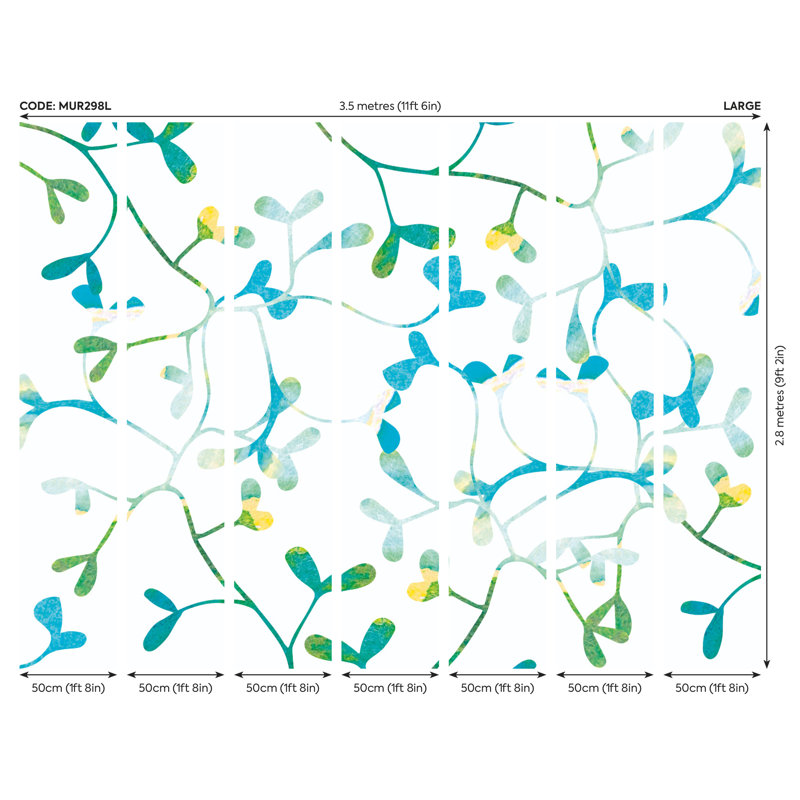 Agda Matte Wall Mural, 280cm L x 350cm W