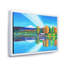 Reflet de la montagne et du ciel sur le lac - peinture sur toile-60160770-60160771