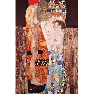 «Three Ages of a Woman», reproduction d'art sur toile tendue
