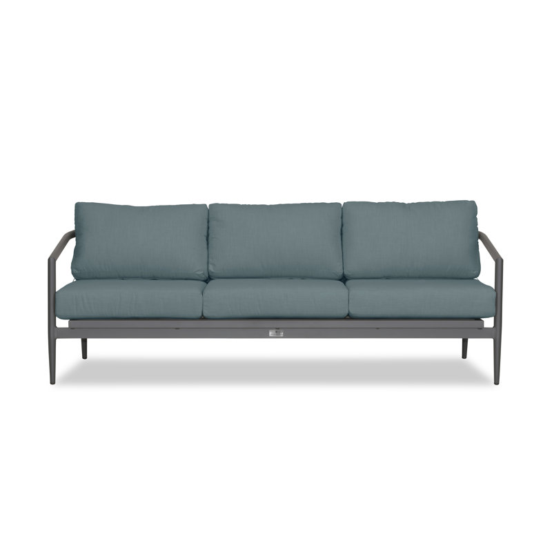 Outdoor 3 - Seat Patio Sofa, Canvas Charcoal Sunbrella® Canvas, Slate