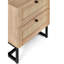 Gennaro 50cm W Manufactured Wood Bedside Table-97701717